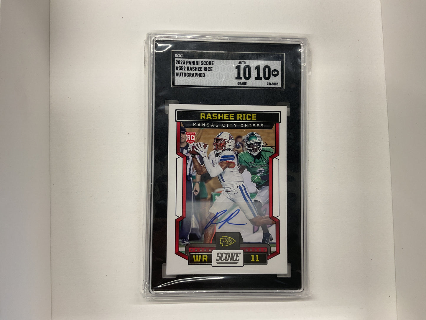 2023 Score Rashee Rice Auto #352