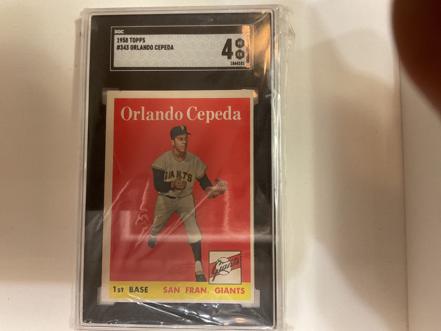 1958 Topps Orlando Cepeda SGC4