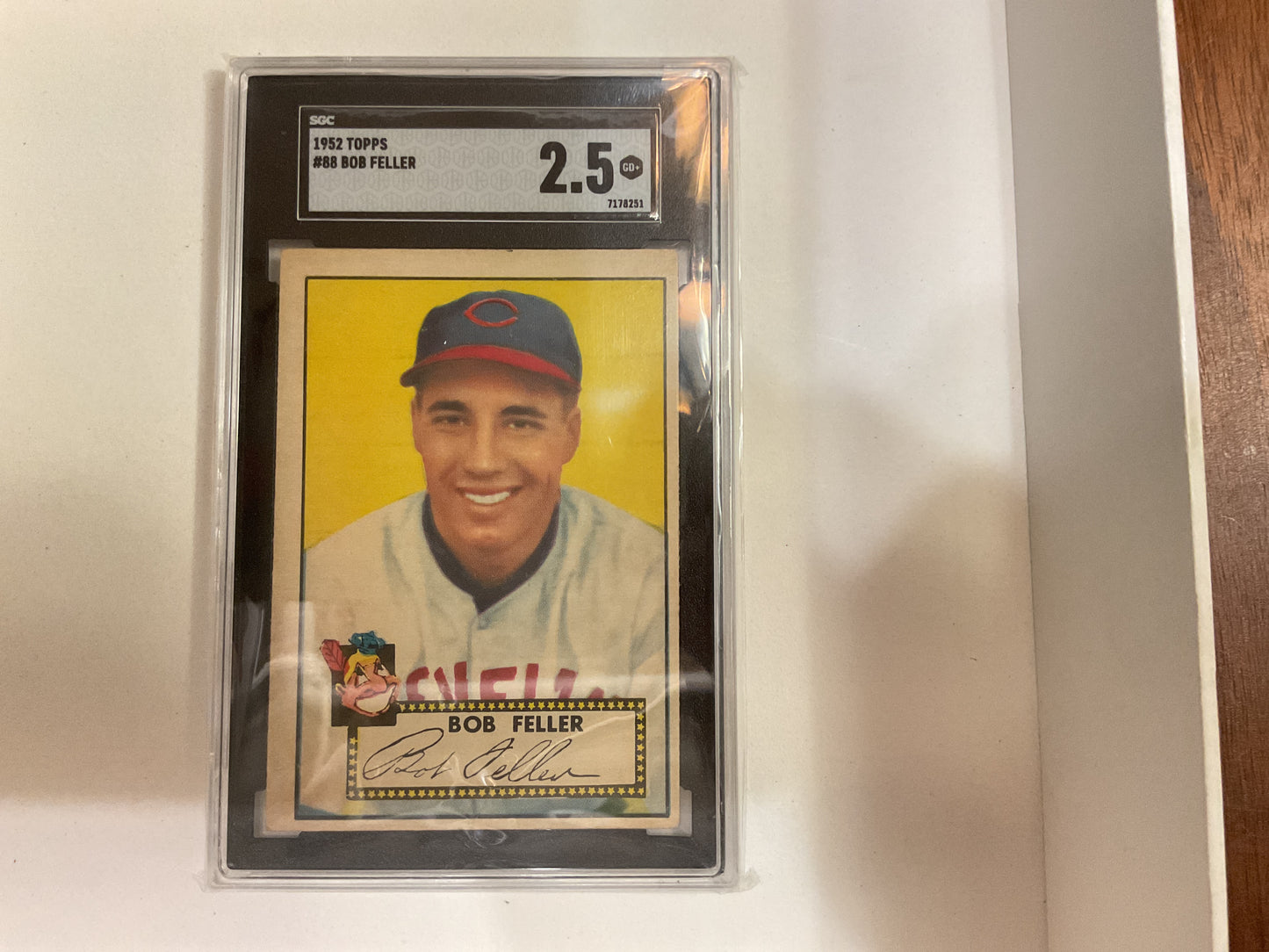 1952 Topps Bob Feller SGC2.5