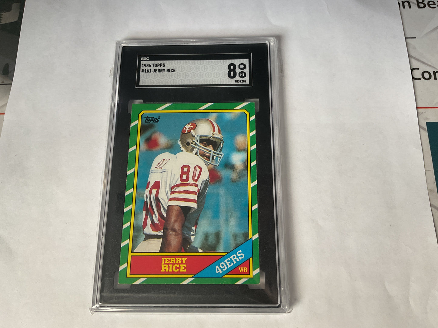 1986 Topps Jerry Rice rc