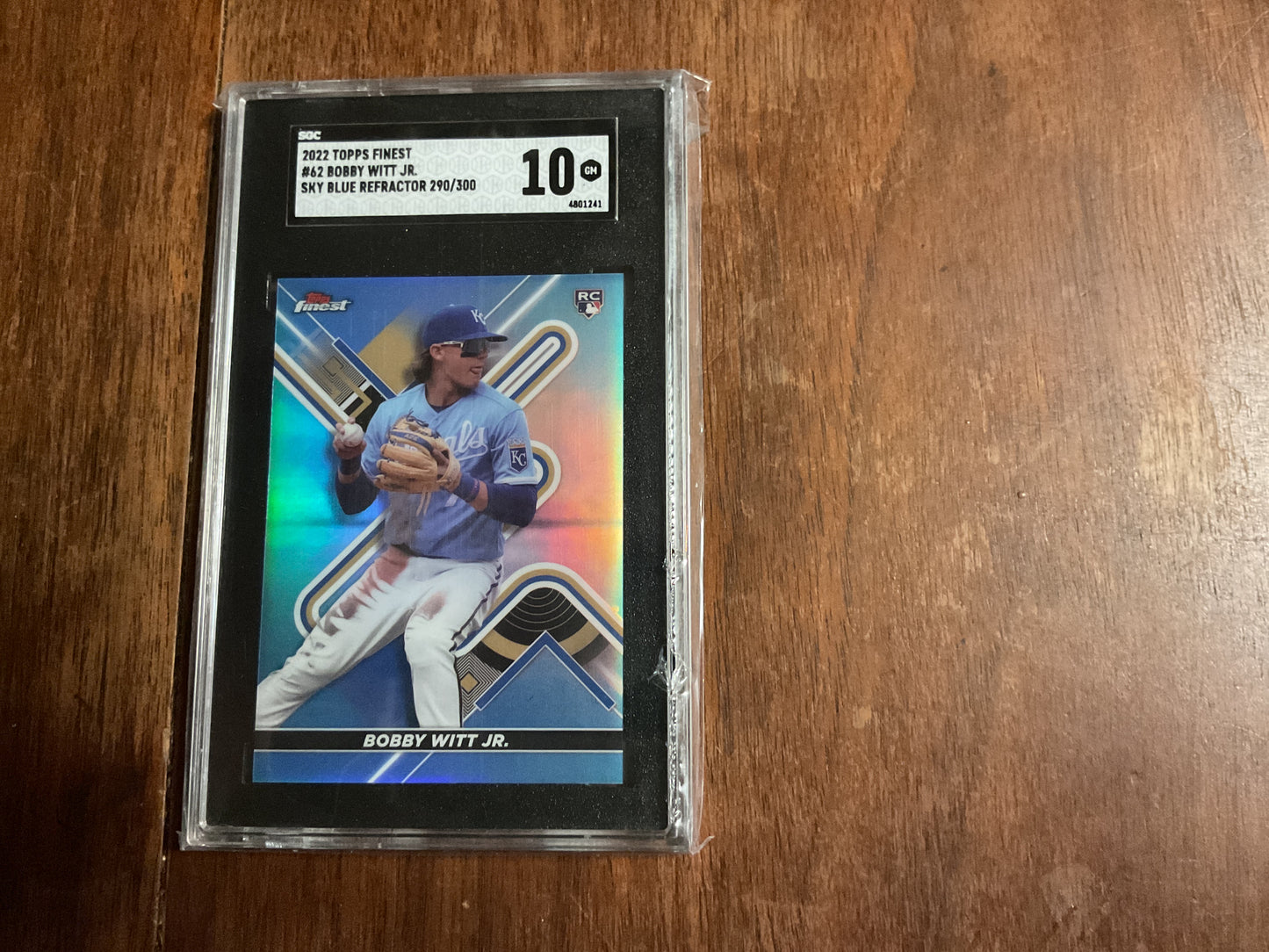 2022 Finest Bobby Witt Sky Blue ref