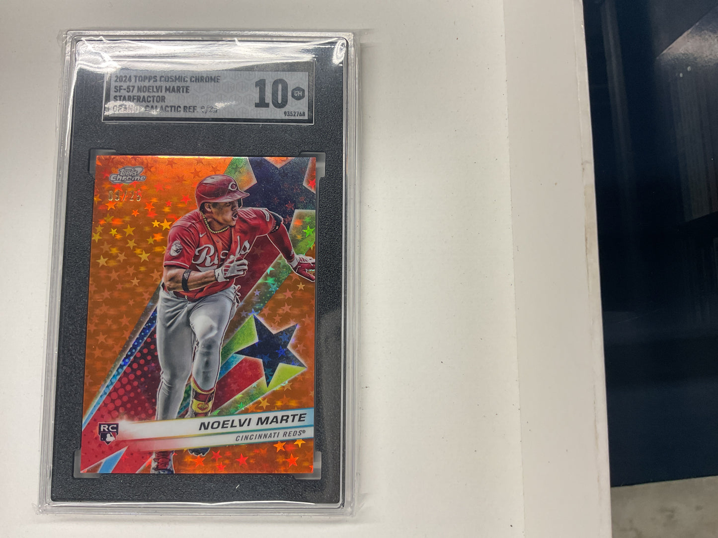 2024 Cosmic Chrome Noelvi Marte Orange galactic star factor /25