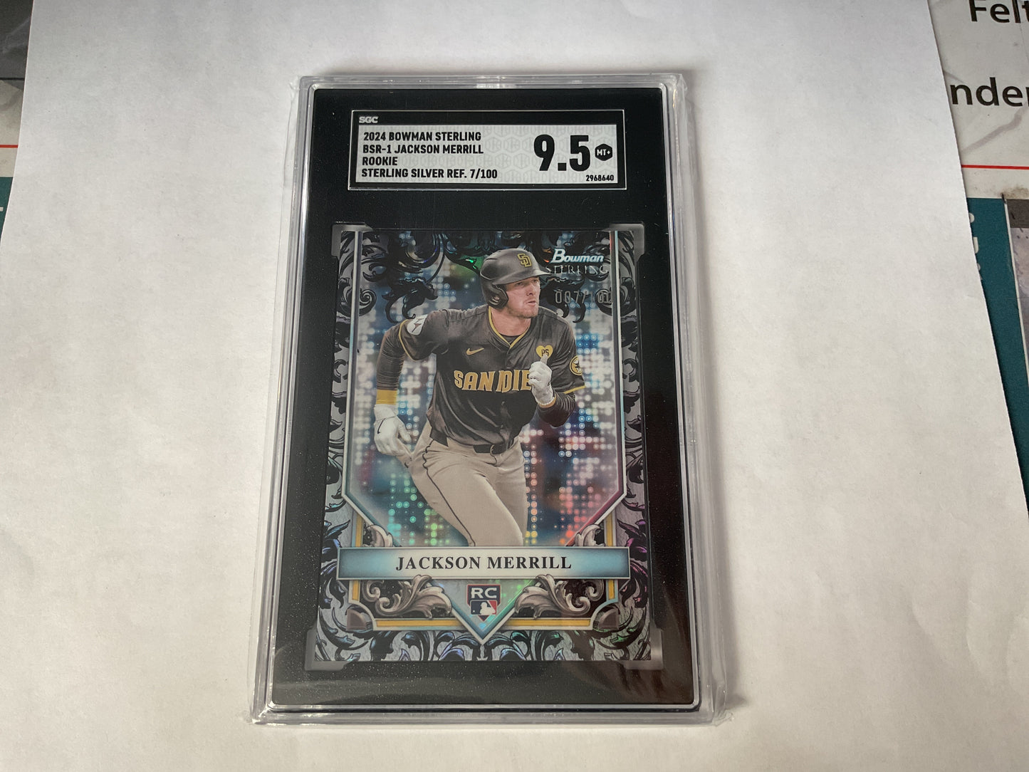 2024 Bowman Sterling Jackson Merrill Sterling silver rc