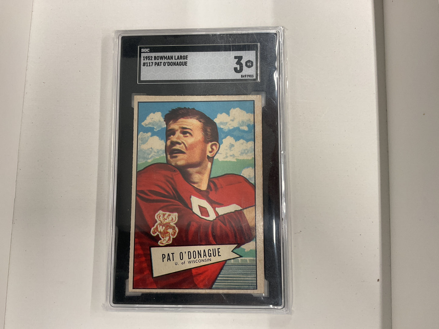 1952 Bowman Pat Odonague #117 SGC. 3
