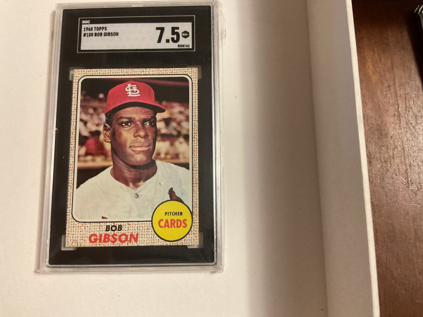 1968 Topps Bob Gibson SGC 7.5