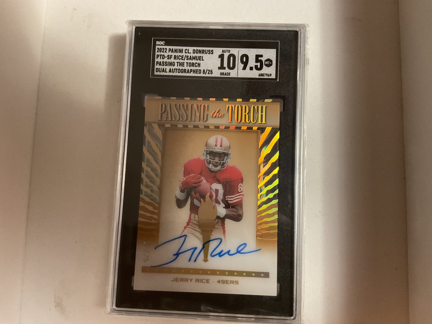 2022 Clearly Donruss Rice/Samuel Auto