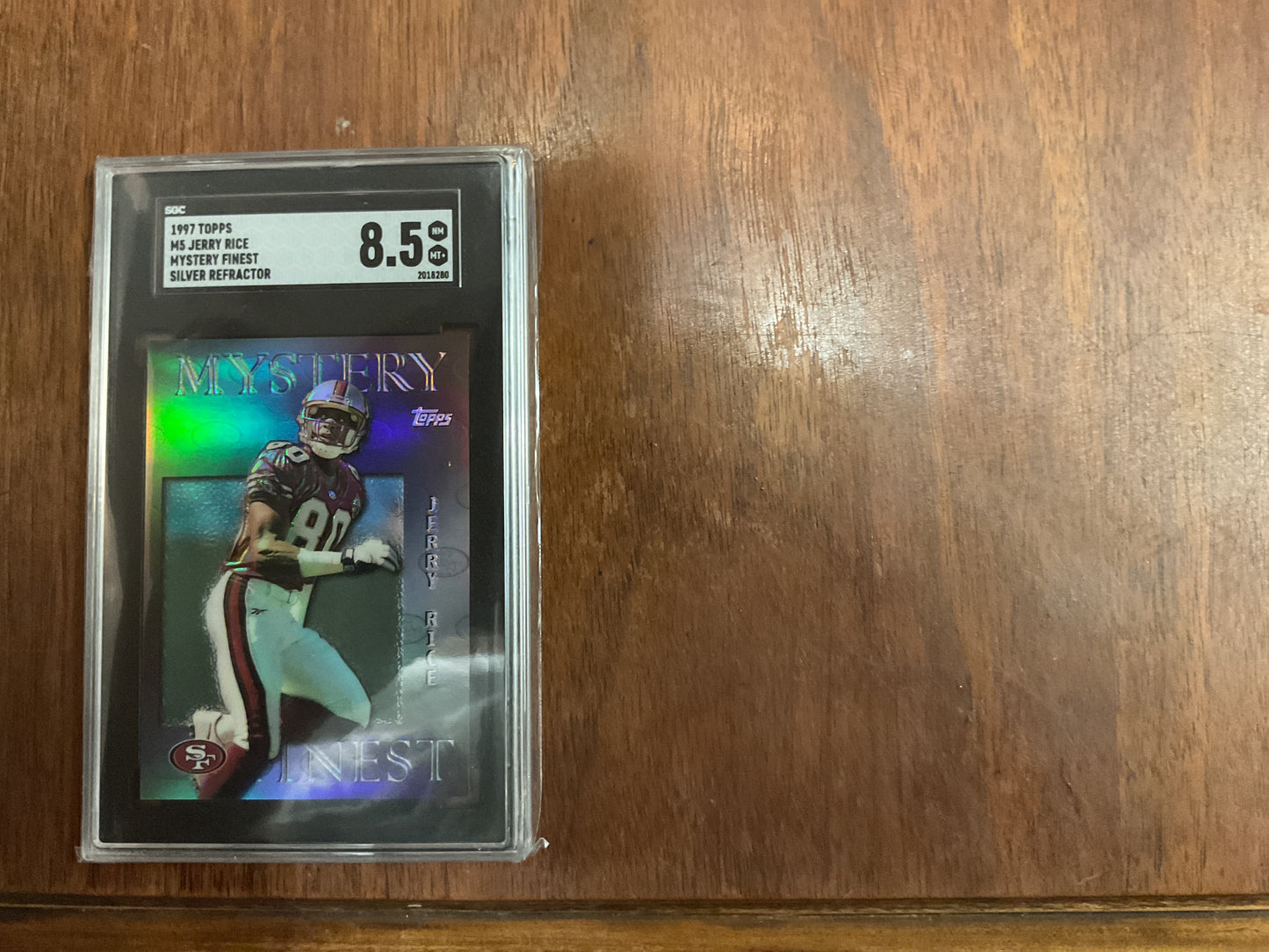 1997 Topps Jerry Rice Mystery Finest Silver ref