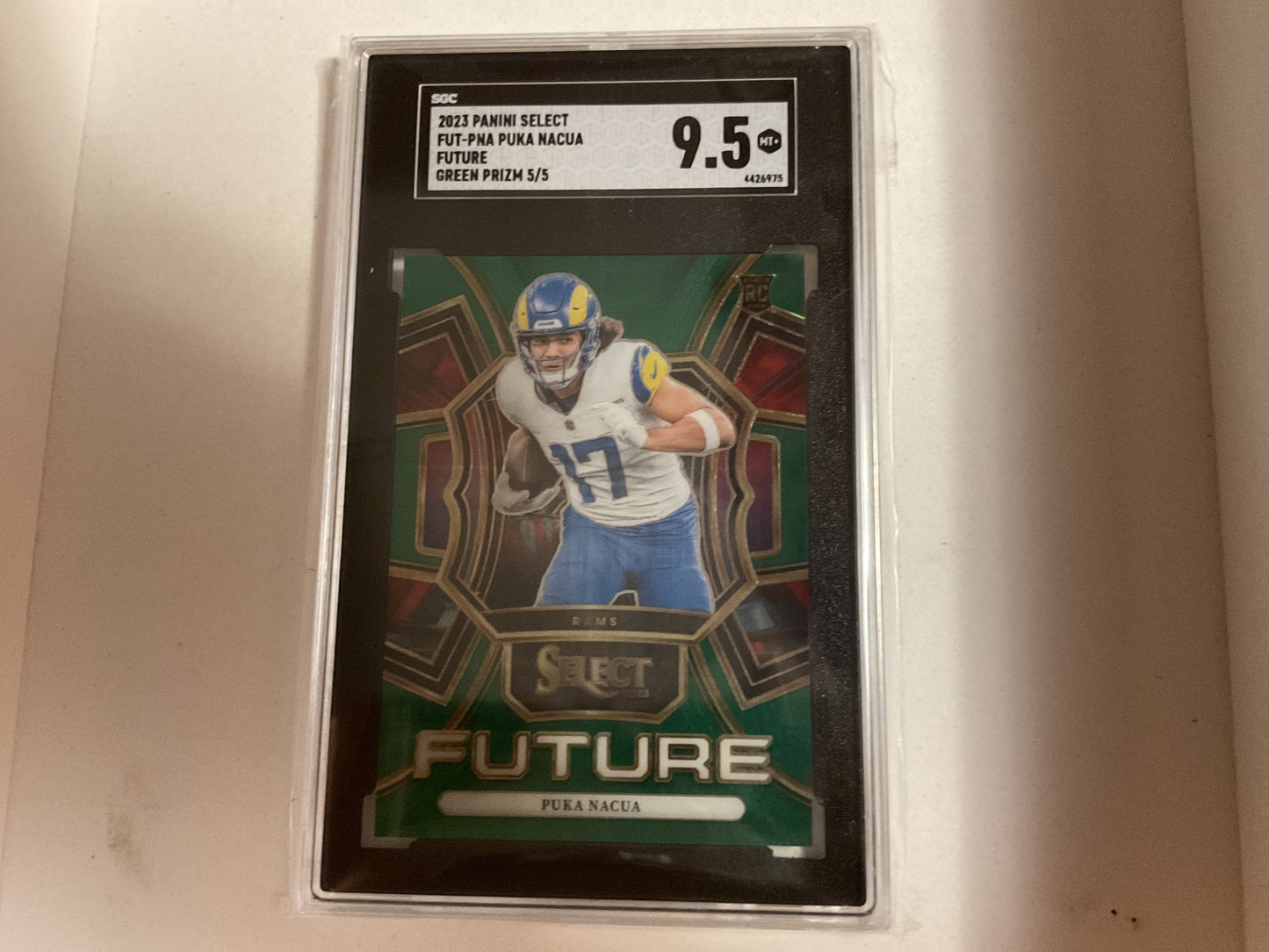 2023 Select Puka Nacua Future Green ref /5