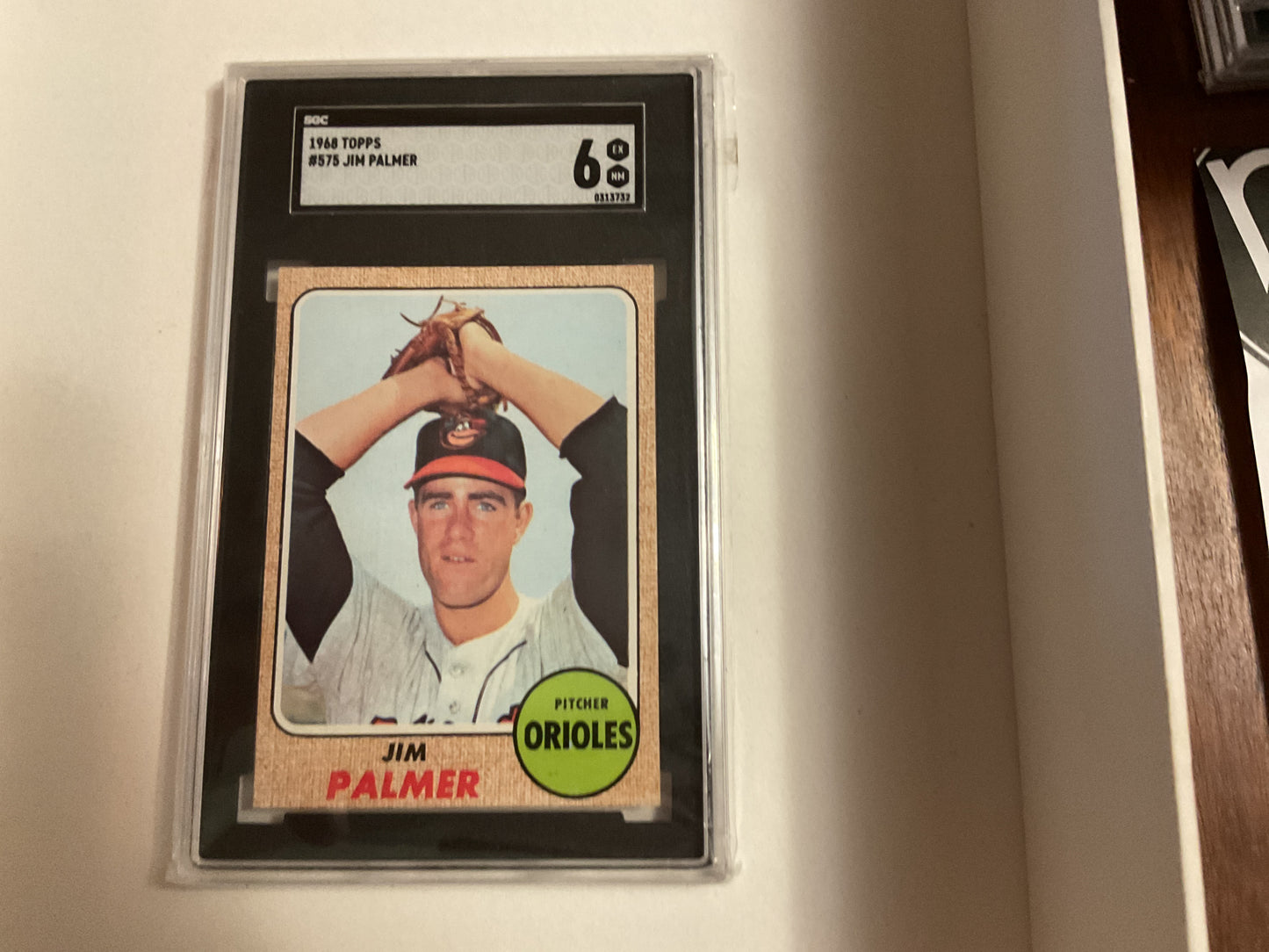 1968 Topps Jim Palmer SGC 6