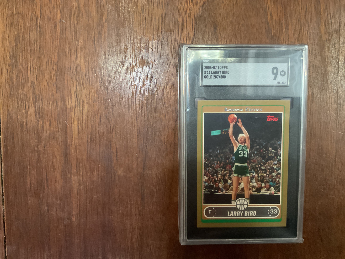 2006/07 Topps Larry Bird Gold