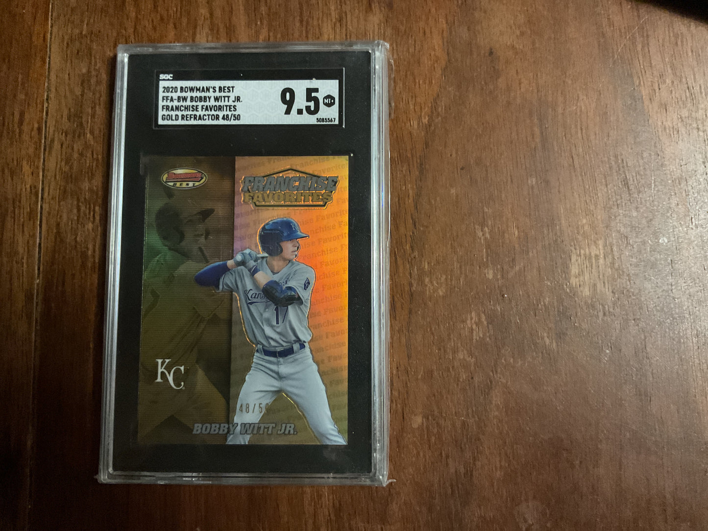 2020 Bowman’s Best Bobby Witt gold