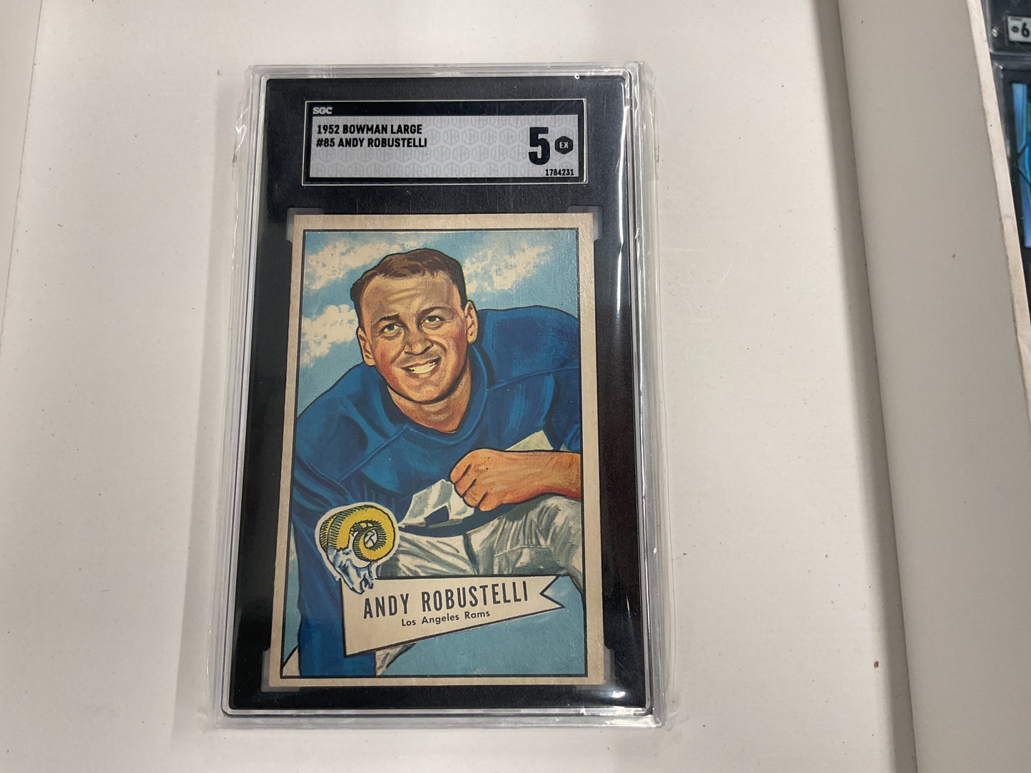 1952 Bowman Andy Robustelli SGC 5
