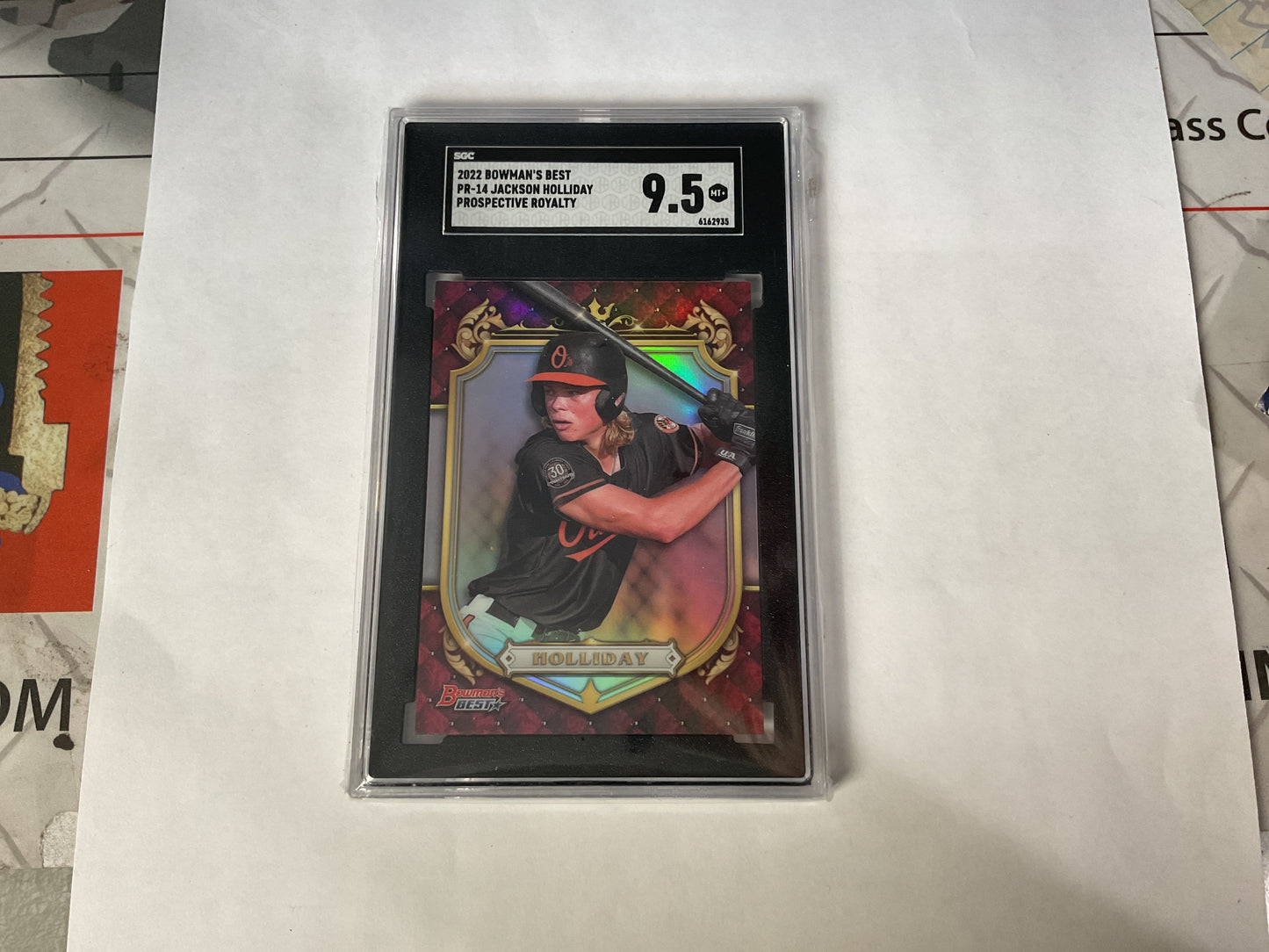 2022 Bowman’s Best Jackson Holliday Prospective Royalty