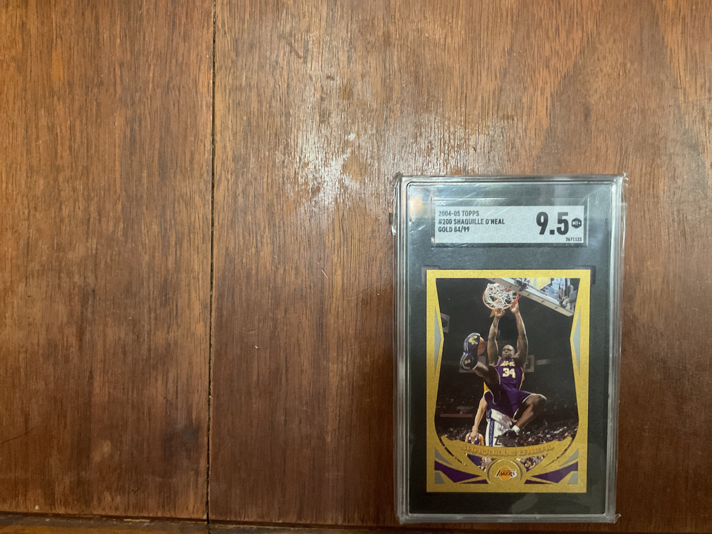 2004/05 Topps Shaquille O’Neal Gold /99