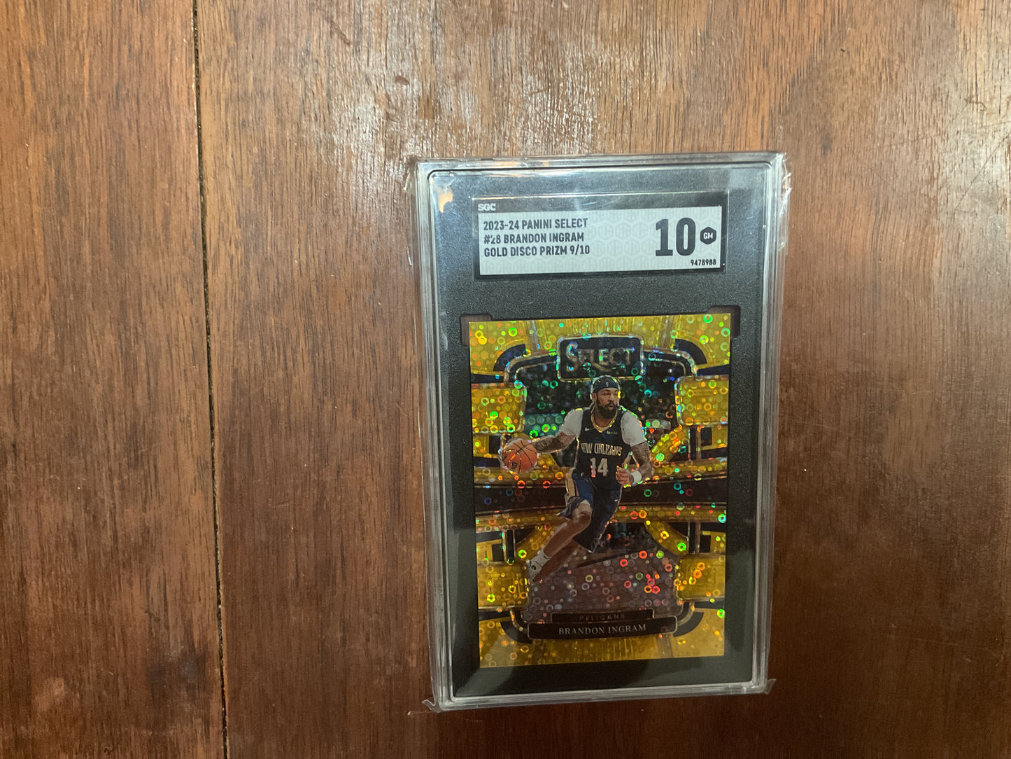 2023/24 Select Brandon Ingram Gold Disco prizm 9/10