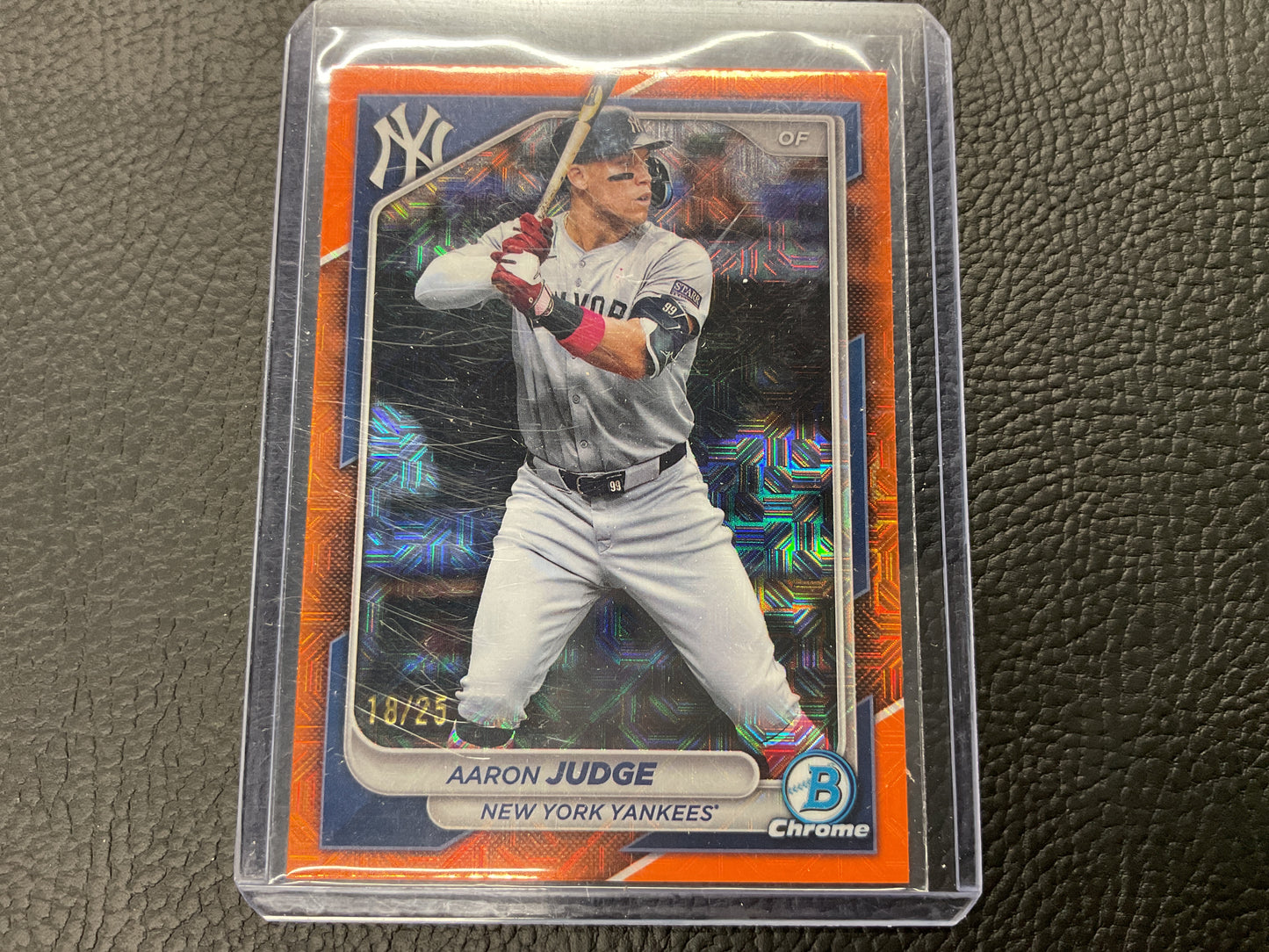 2024 Bowman Chrome Aaron Judge Orange