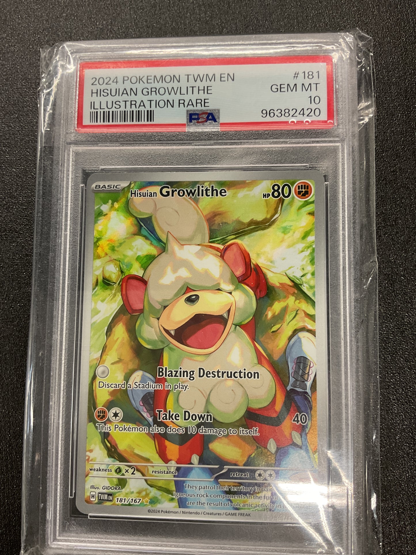 2024 Hisuian Growlithe #181