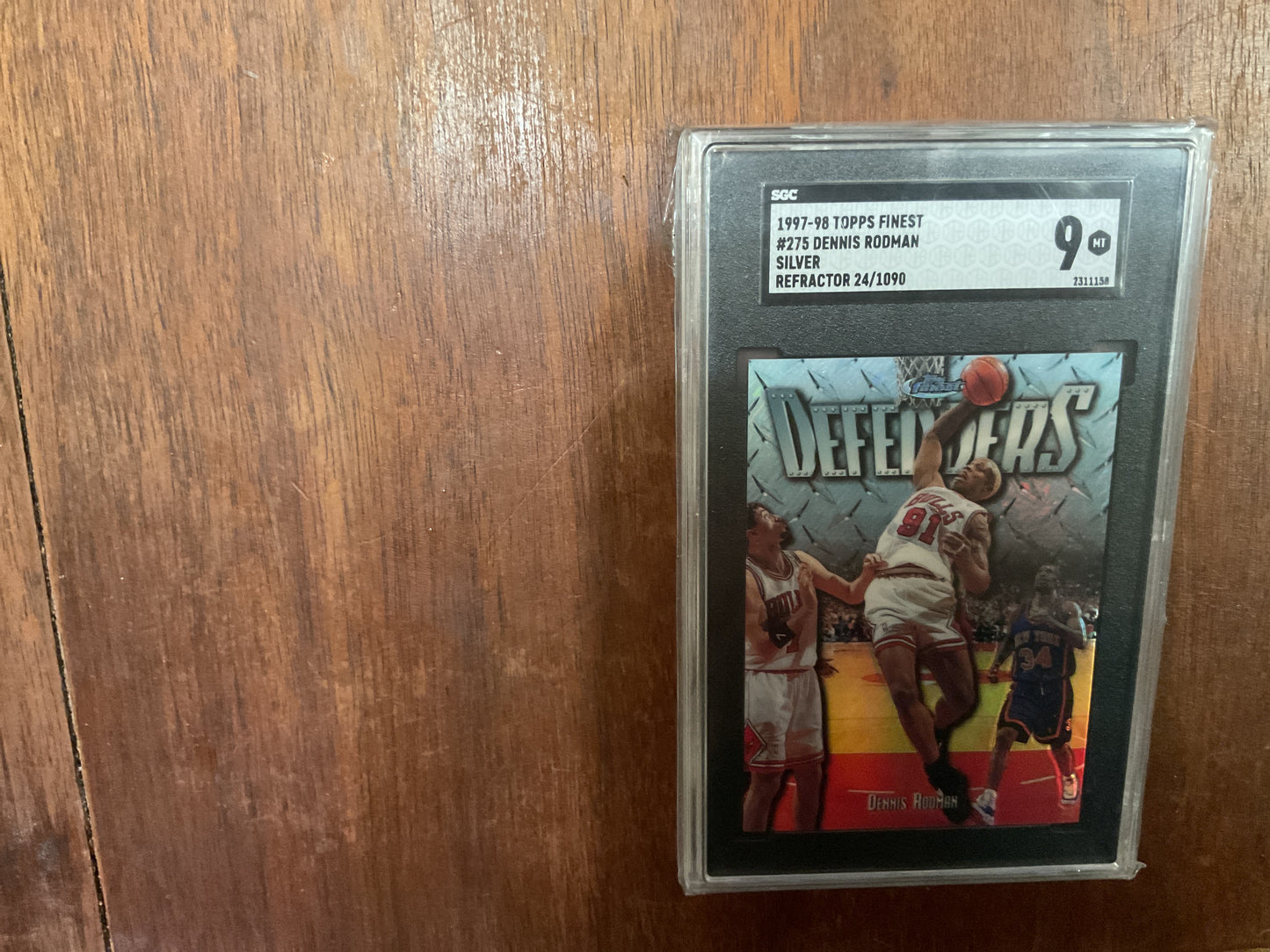 1997/98 Finest Dennis Rodman silver refractor