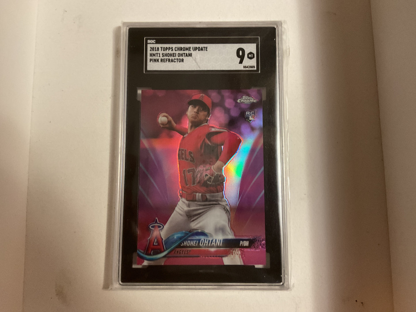 2018 Topps Chrome Update Shohei Ohtani rc