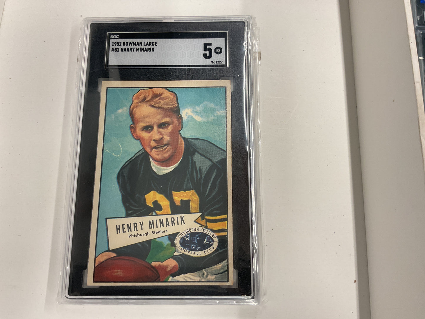 1952 Bowman Harry Minarik SGC 5