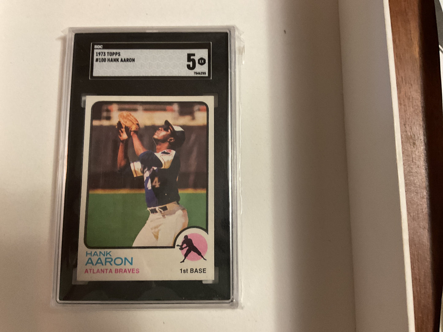 1973 Topps Hank Aaron SGC 5
