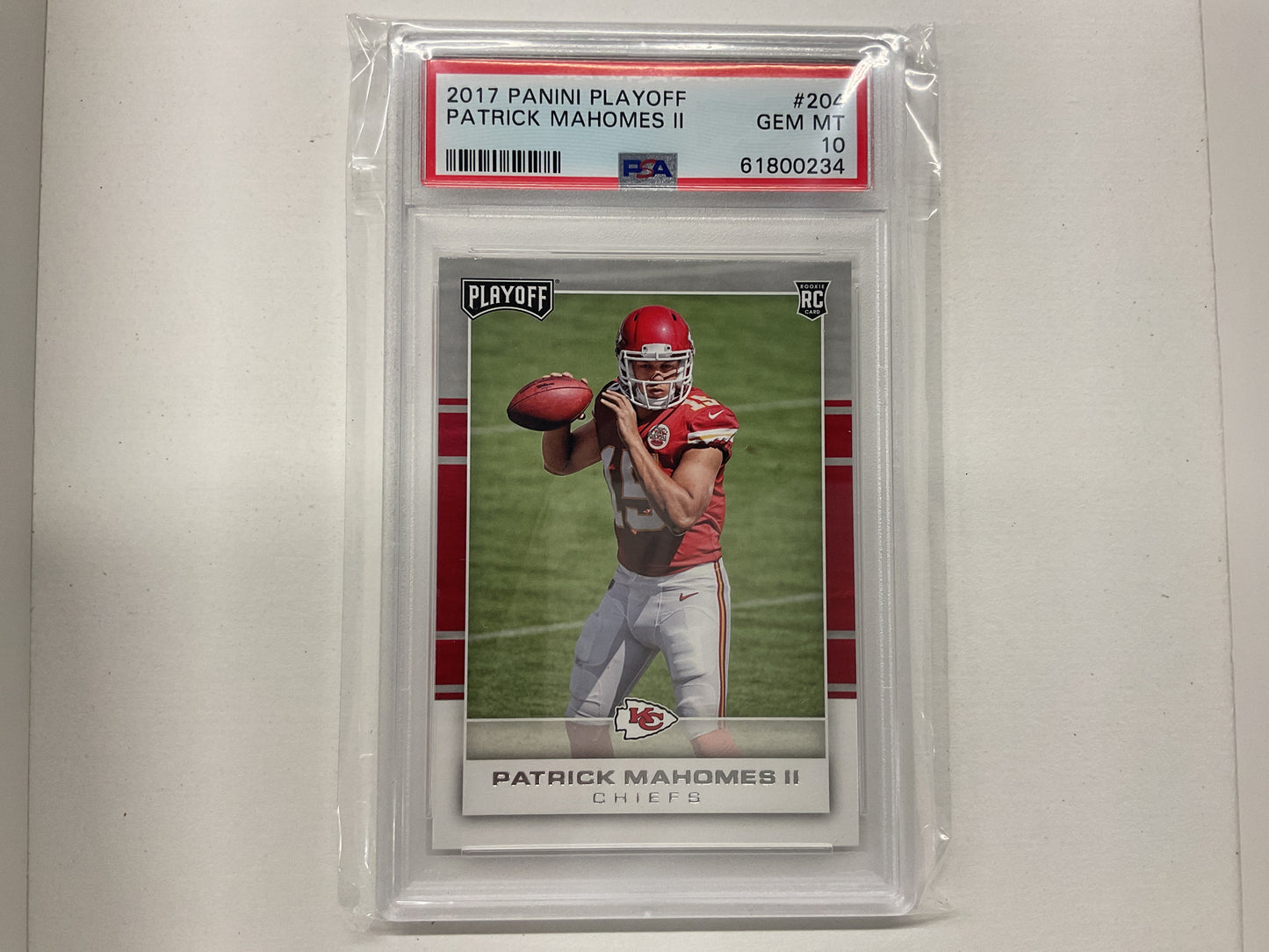 2017 Playoff Patrick Mahomes rc