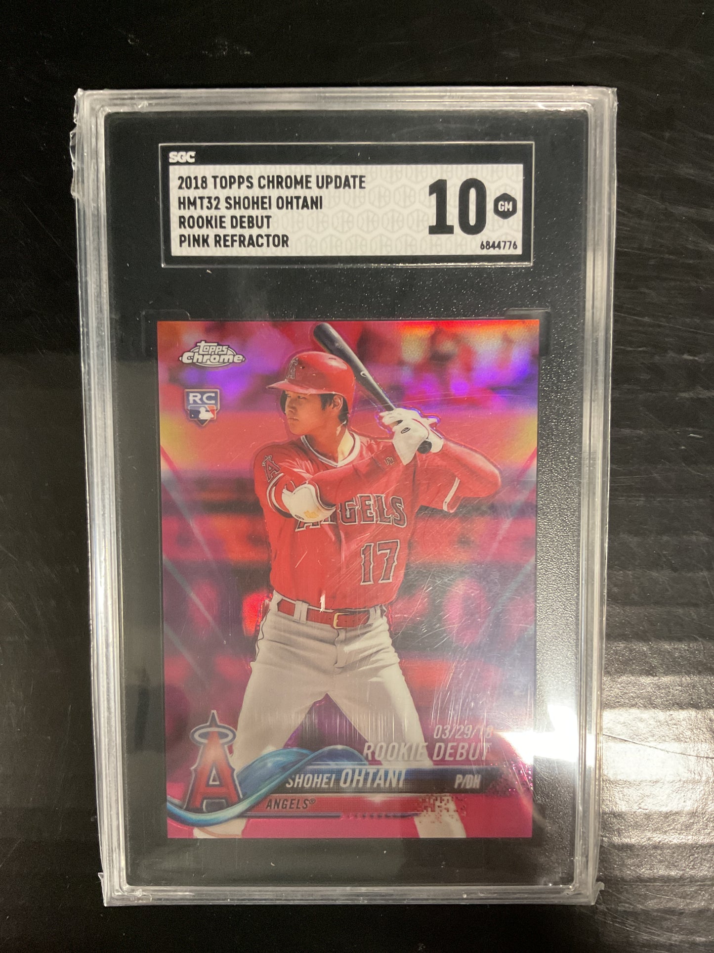 2018 Topps Chrome UPD Shohei Ohtani Rc