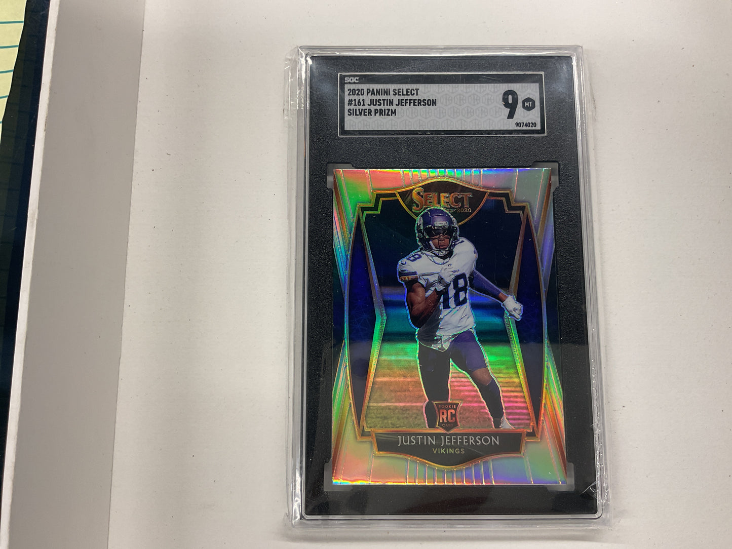 2020 Select J Jefferson Silver Premiere level rc #161