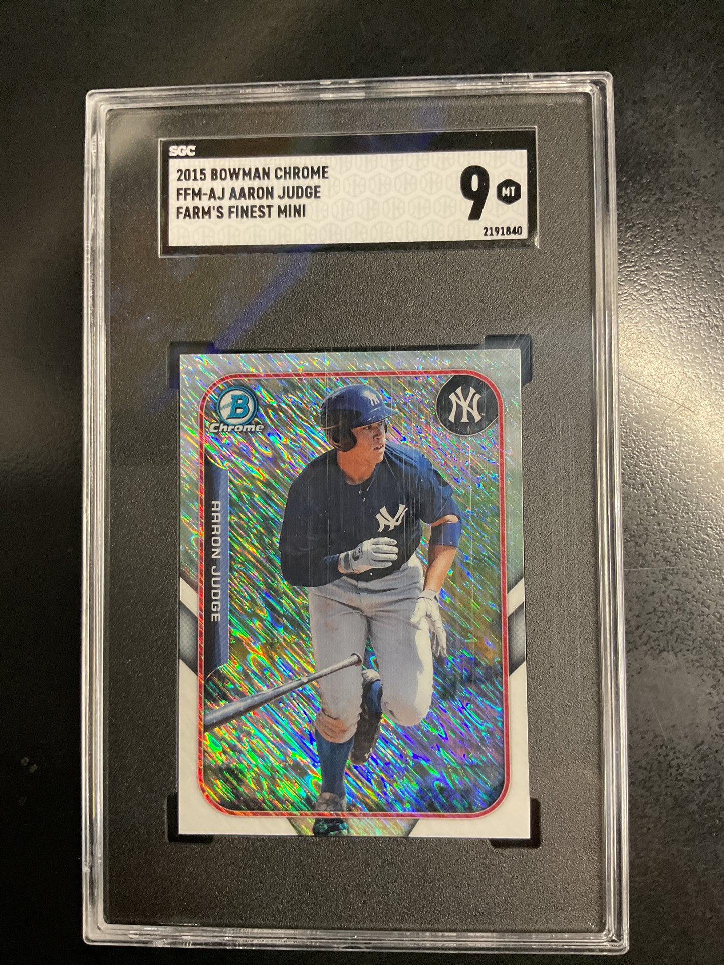 2015 Bowman Chrome Aaron Judge Mini