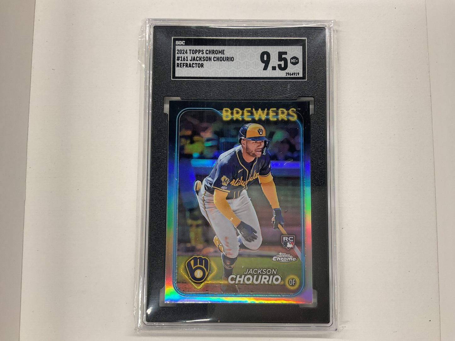 2024 Topps Chrome Jackson Chourio refractor #161