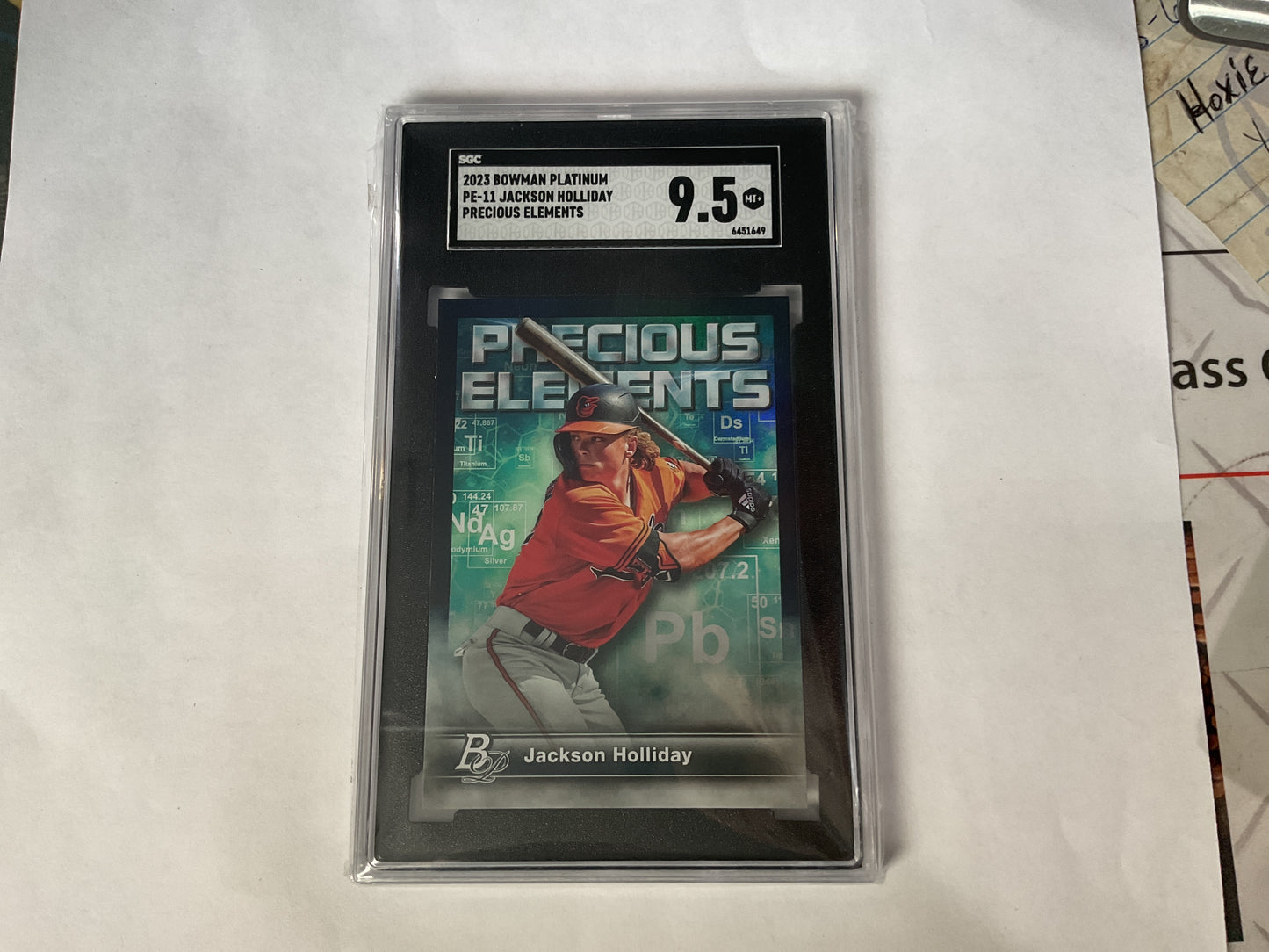 2023 Bowman Platinum Jackson Holliday Precious Elements