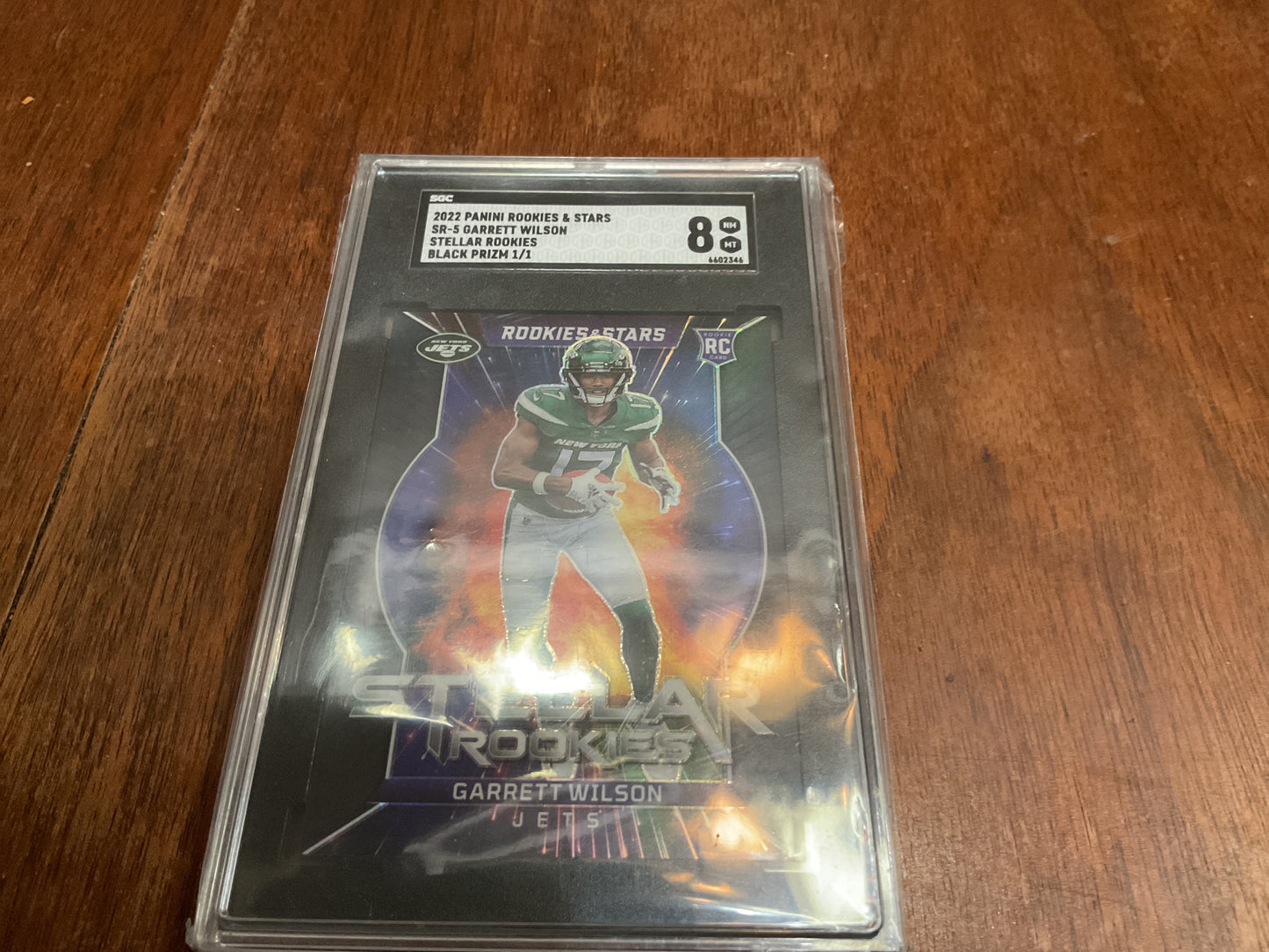 2022 Rcs & Stars Garrett Wilson Black Prizm 1/1