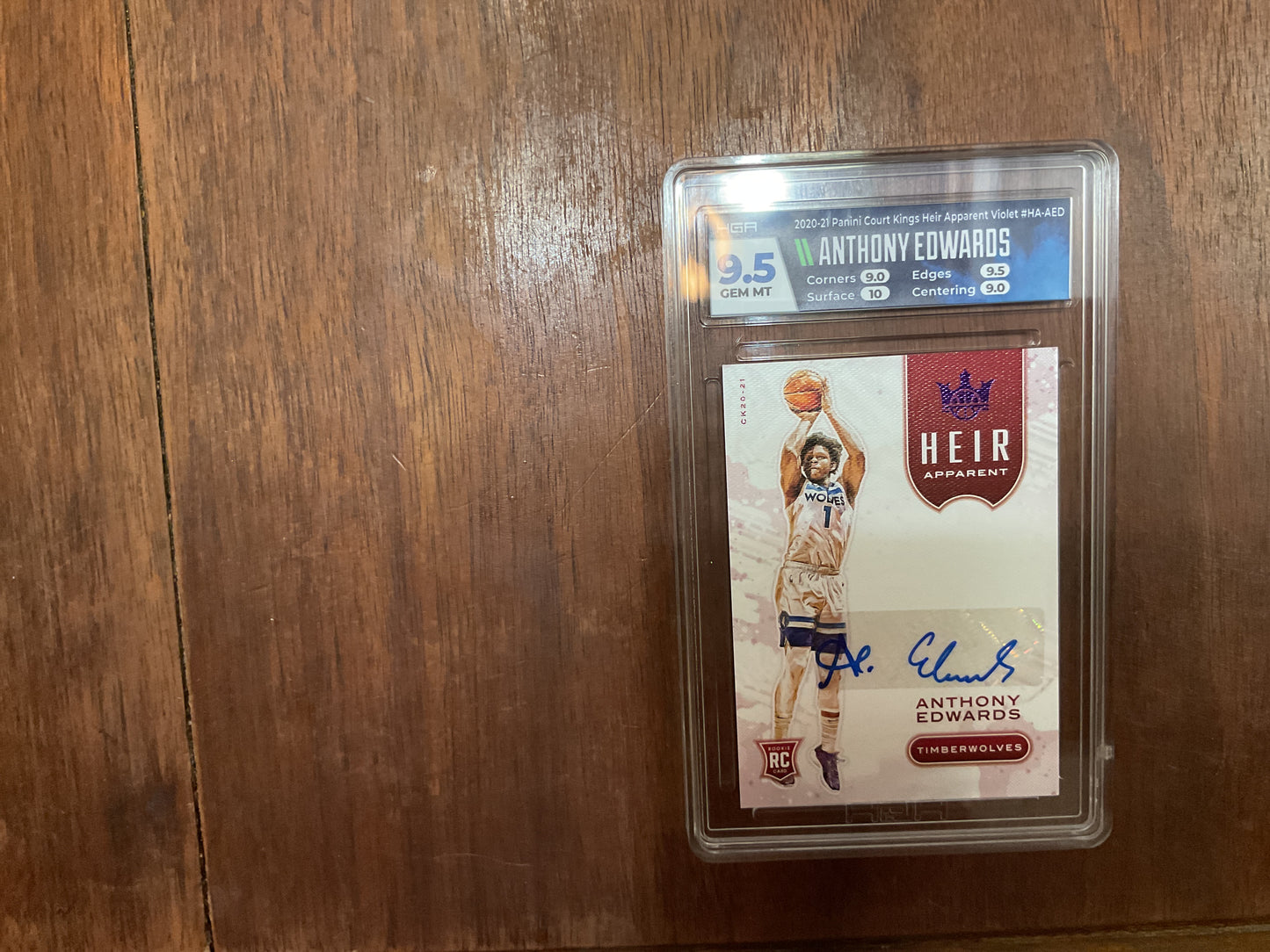 2020/21 Court Kings Anthony Edward’s Heir Apparent Rc Auto /49