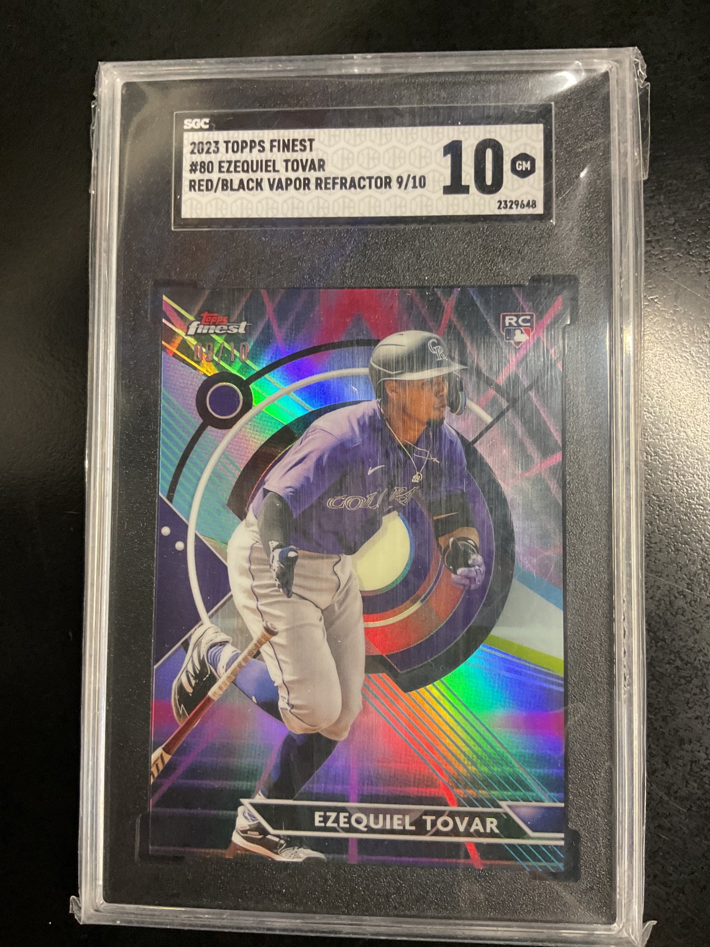 2023 Topps Finest Ezequiel Tovar Vapor