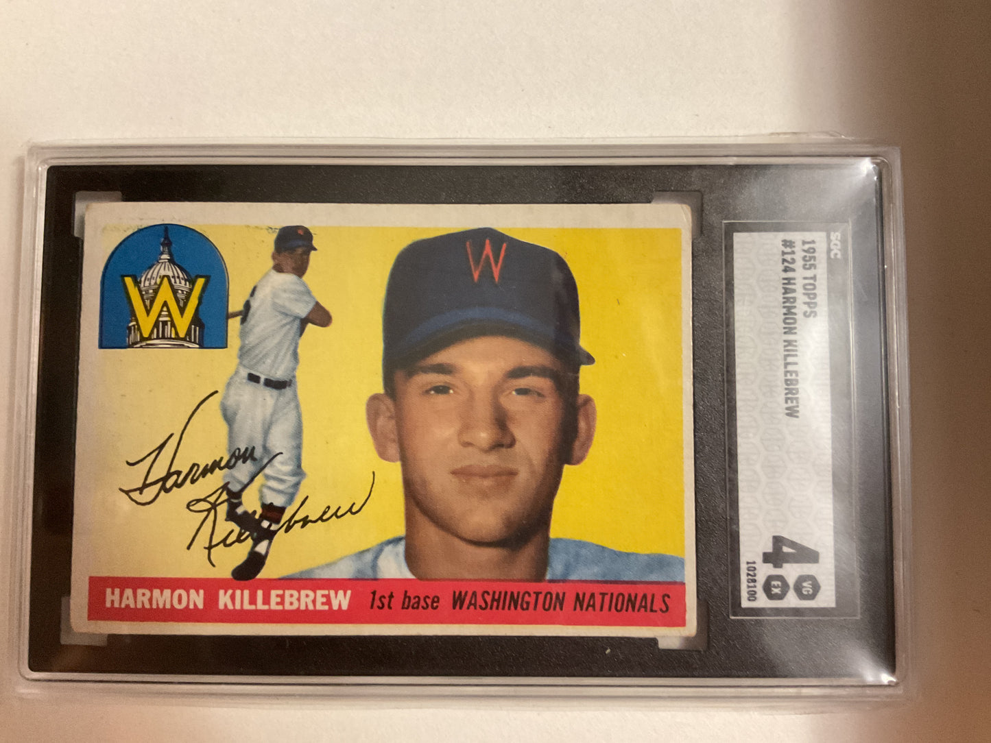 1955 Topps Harmon Killebrew SGC4
