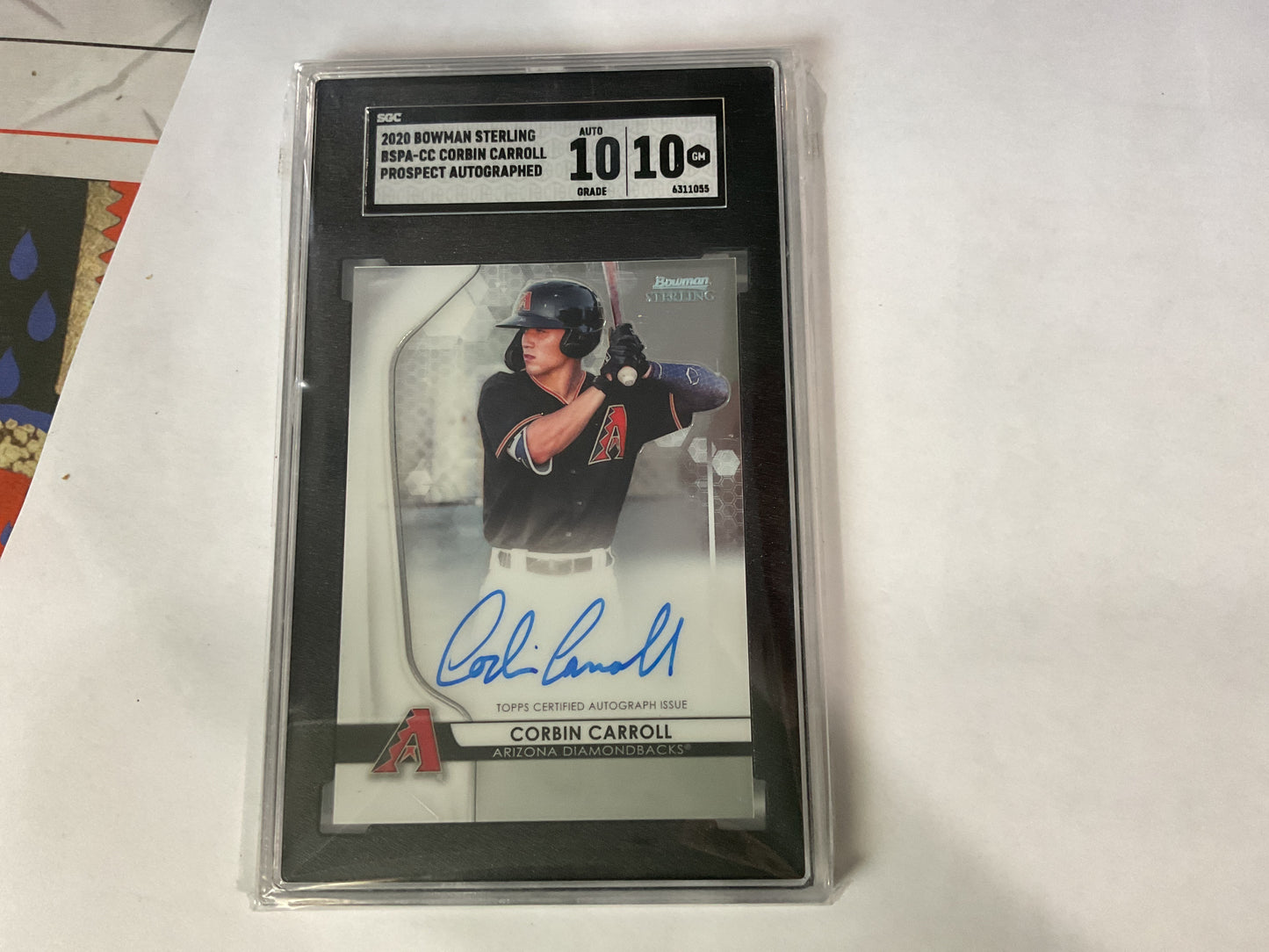 2020 Bowman Sterling Corbin Carroll Auto