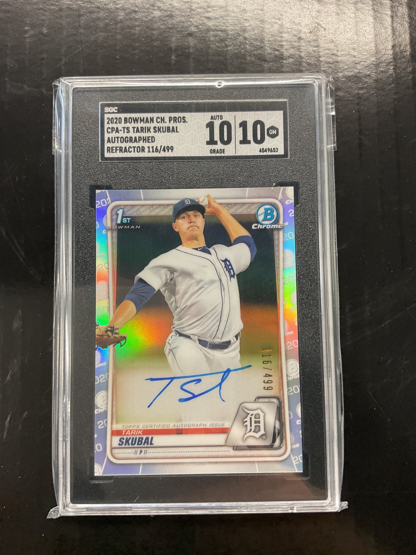 2020 bowman Tarik skubal