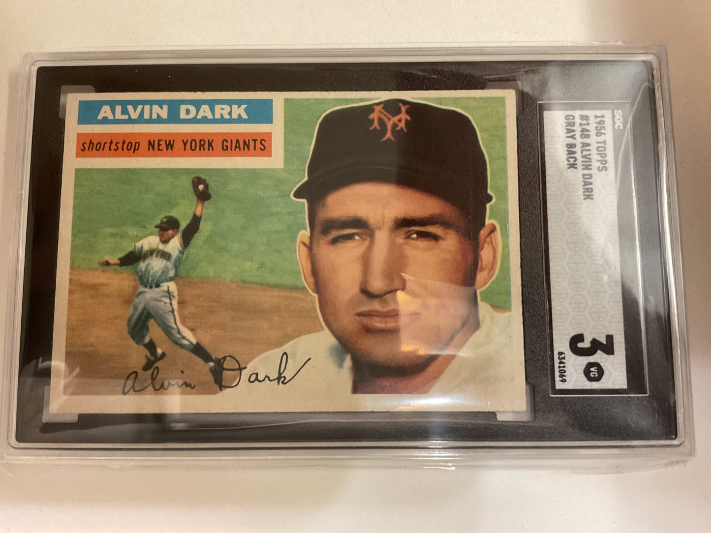 1956 Topps Alvin Dark SGC3