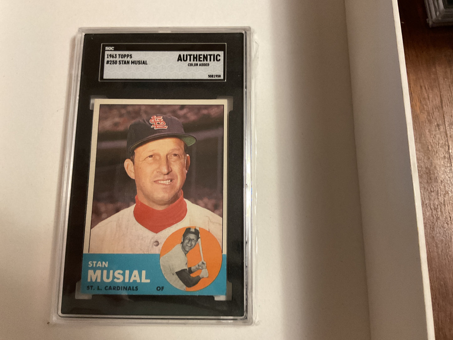 1963 Topps Stan Musial SGC Authentic