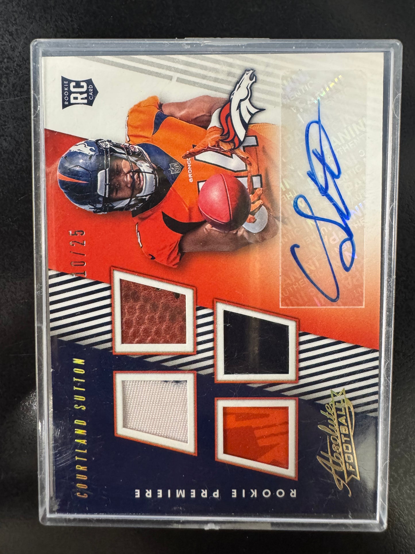 2018 Absolute Courtland Sutton patch auto /25