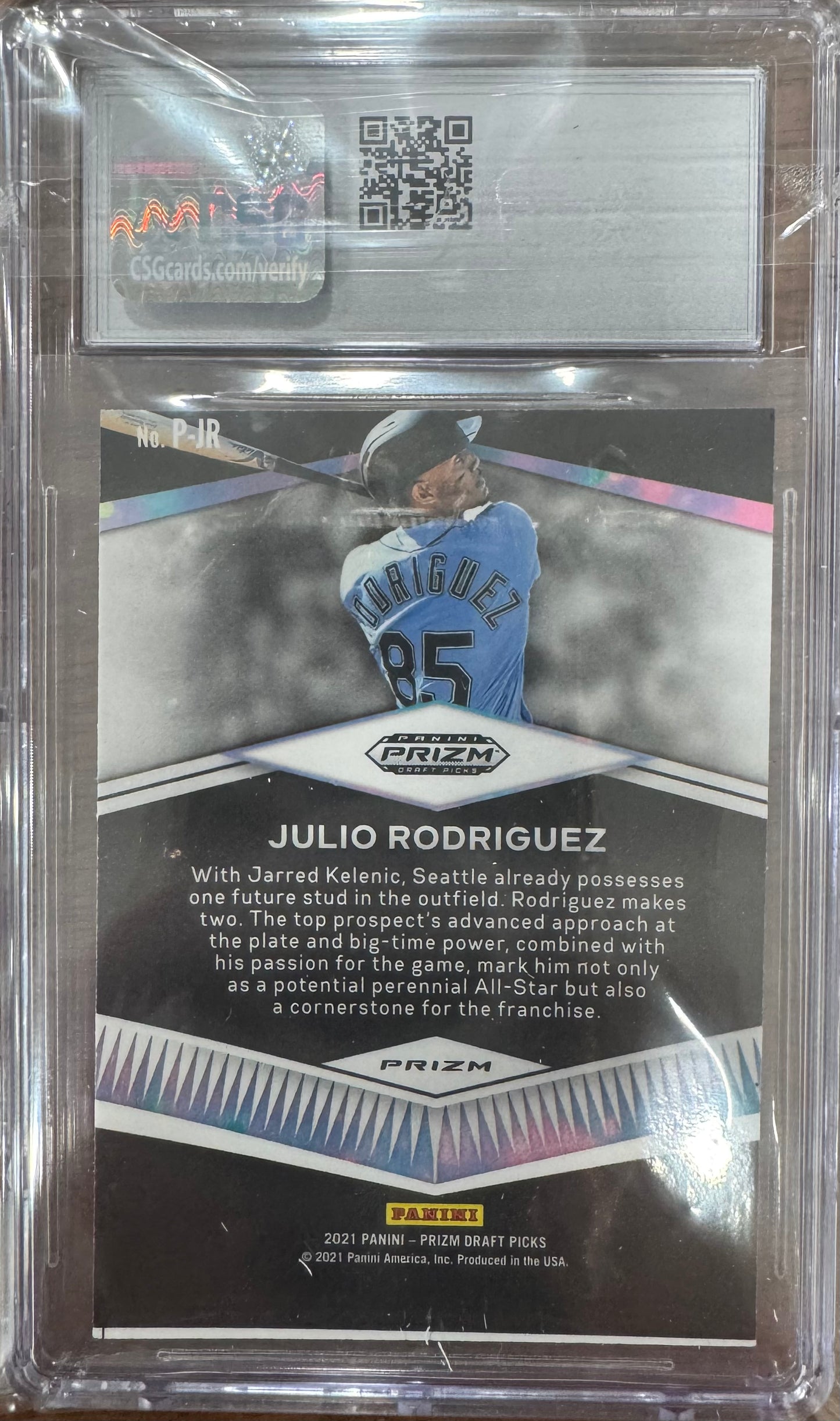 2021 Panin Prizm Draft Picks Prospects Julio Rodriguez #P-JR