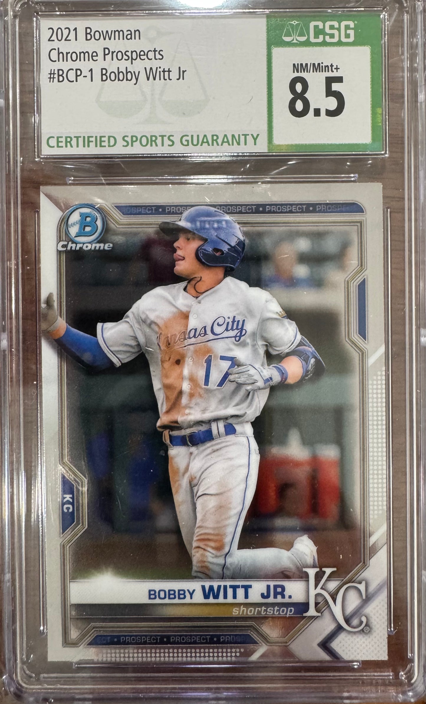 2021 Bowman Bobby Witt Jr - BCP-1