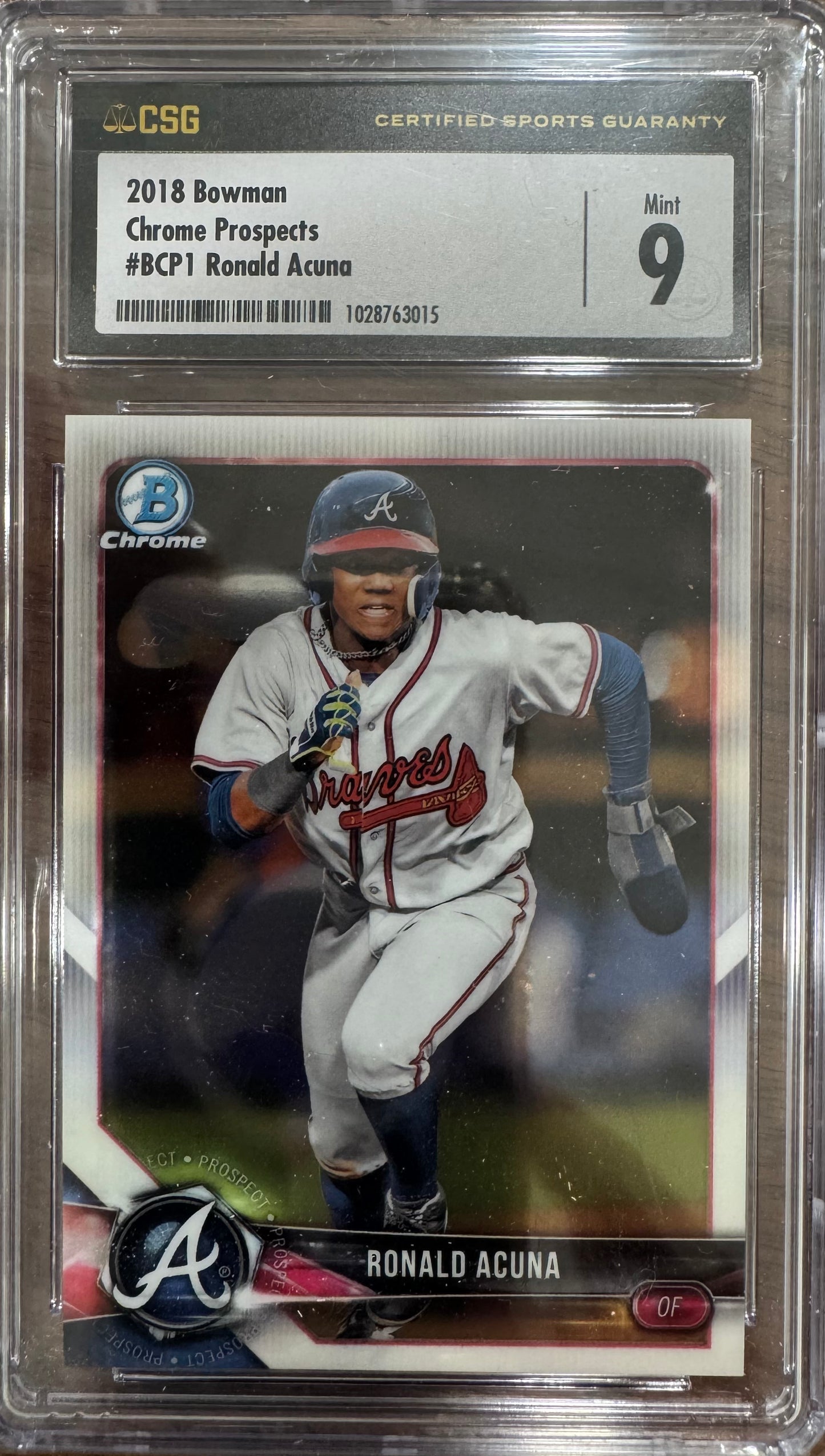 2018 Bowman Chrome Ronald Acuna #BCP1
