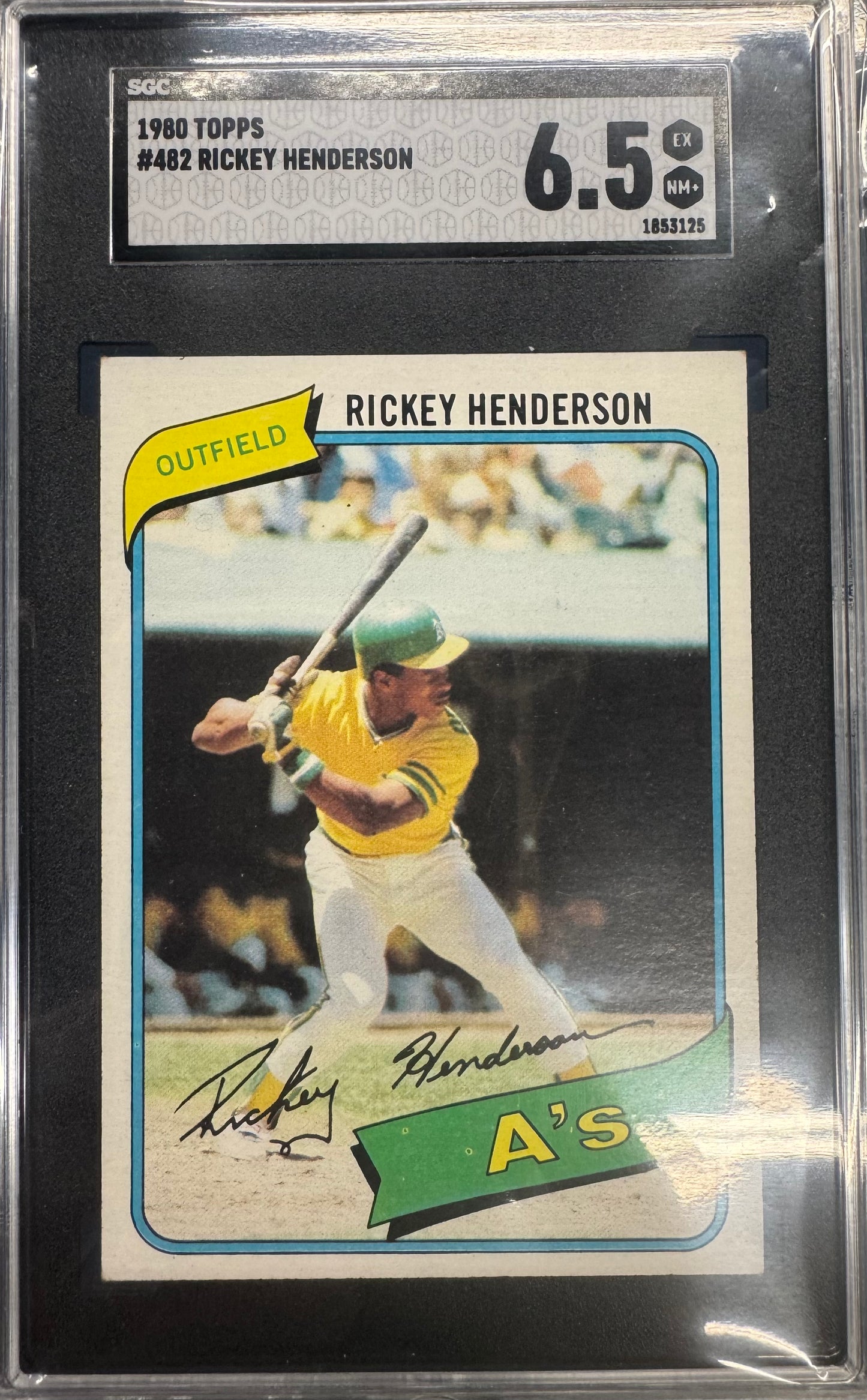 1980 Topps Rickey Henderson #482
