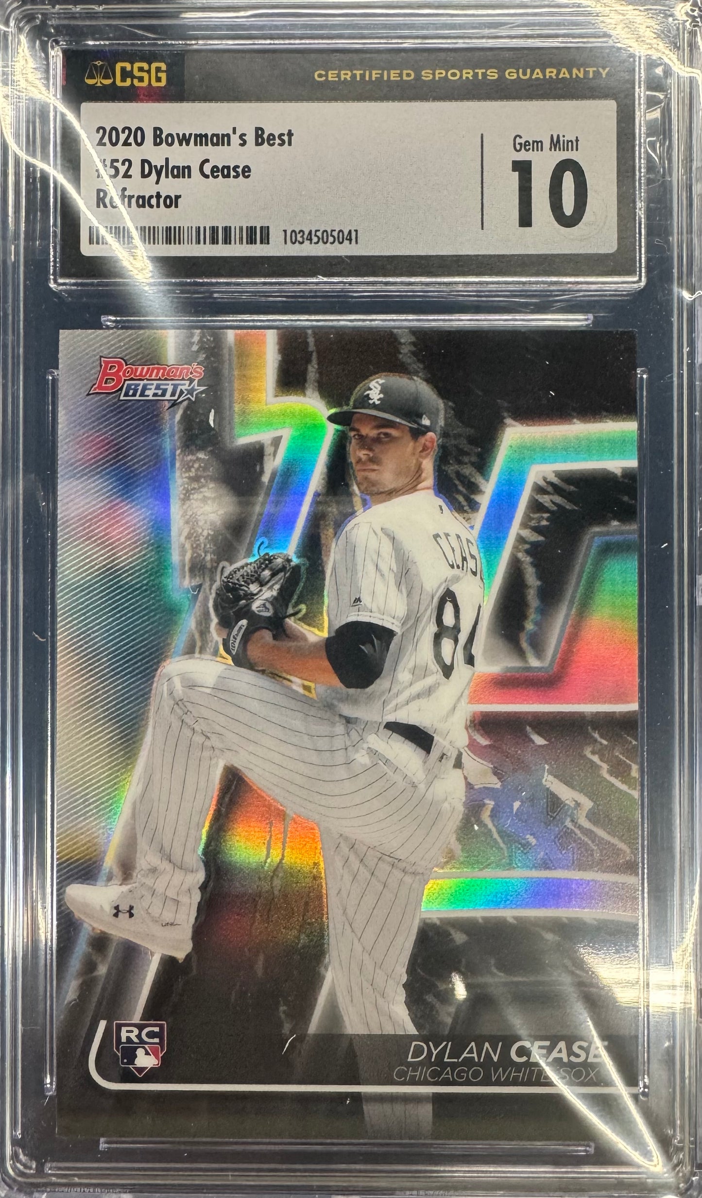 2020 Bowman's Best Dylan Cease #52 Refractor