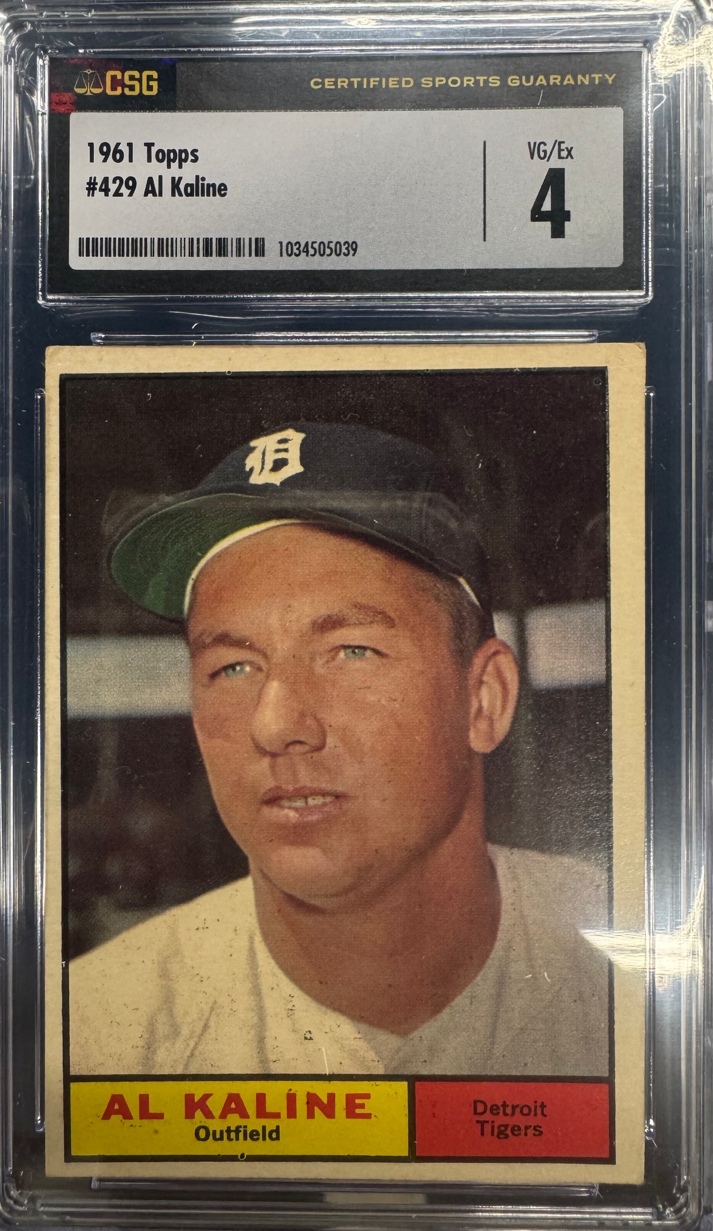 1961 Topps Al Kaline #429