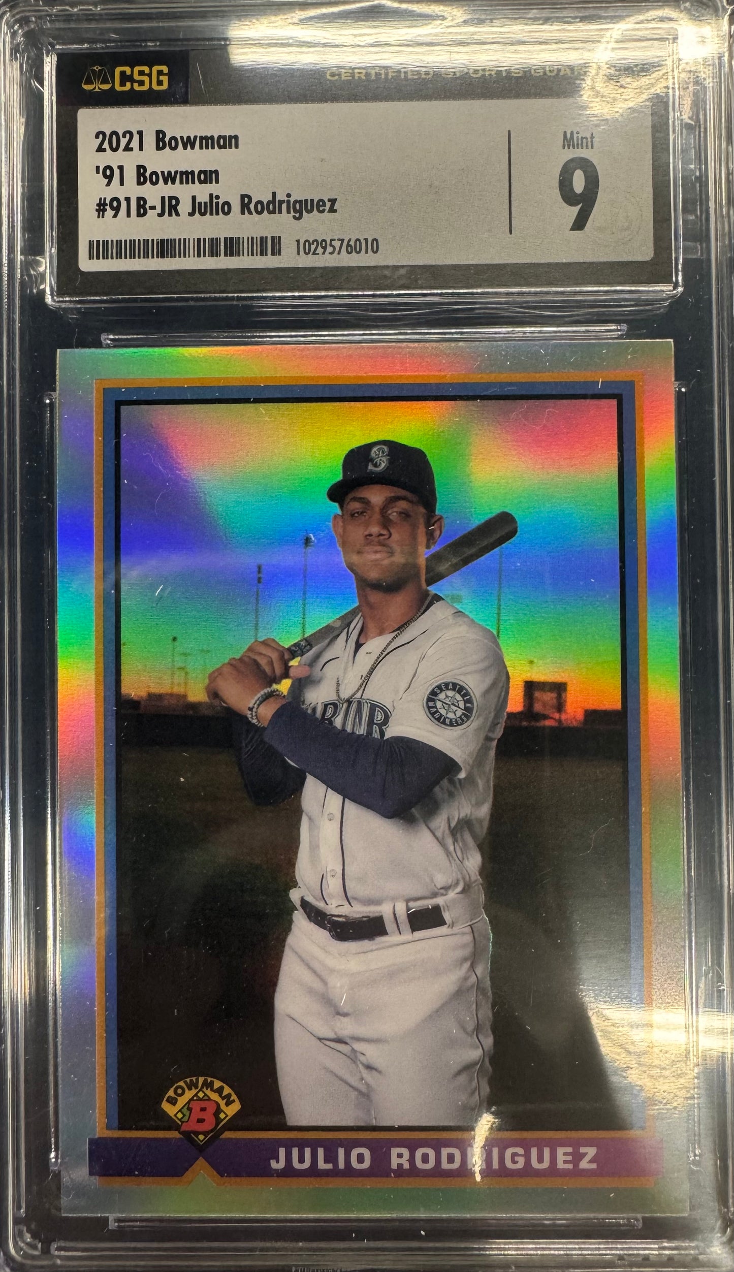 2021 Bowman Julio Rodriguez #91B-JR