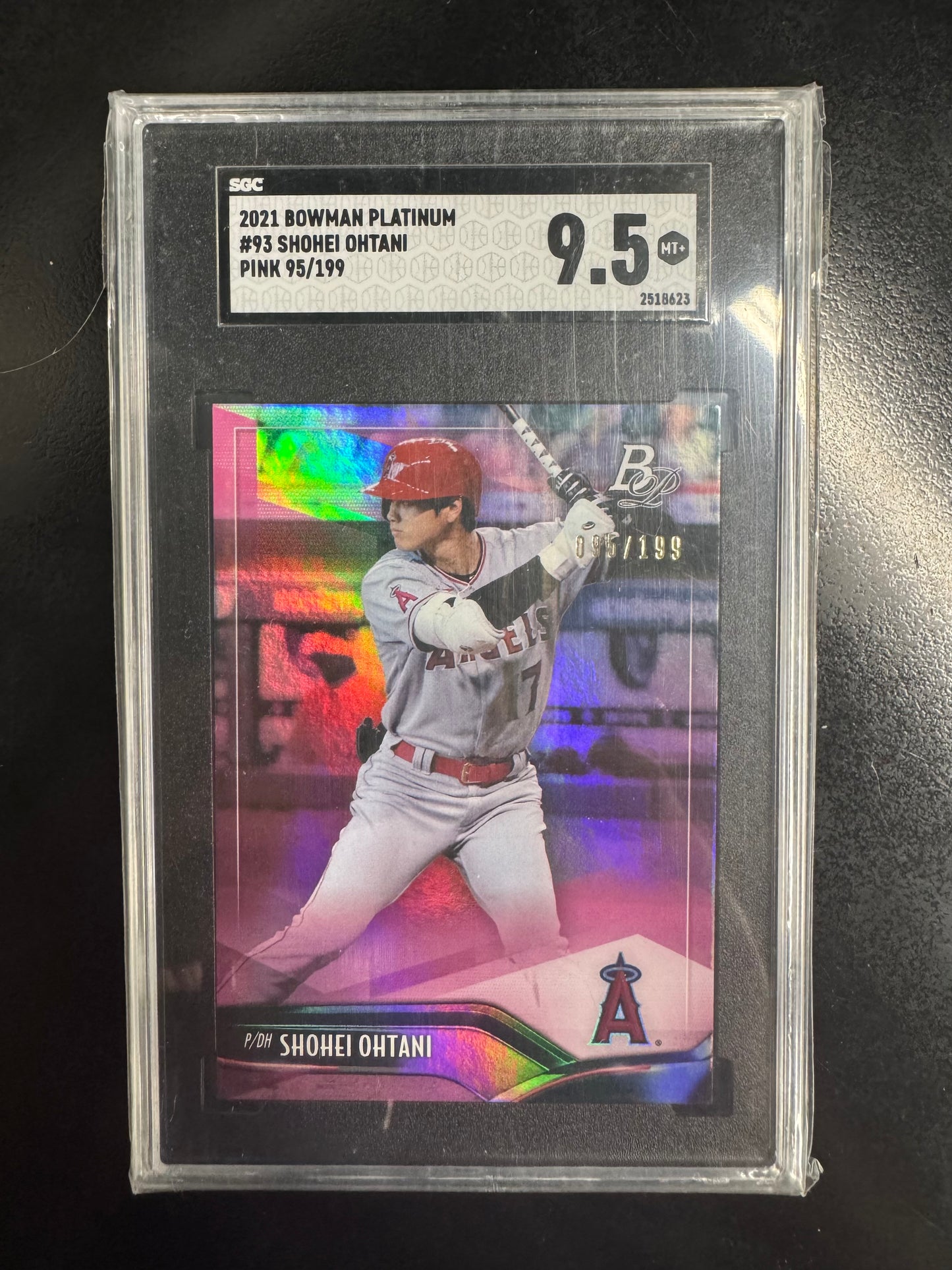 2021 Bowman Platinum Shohei Ohtani Pink
