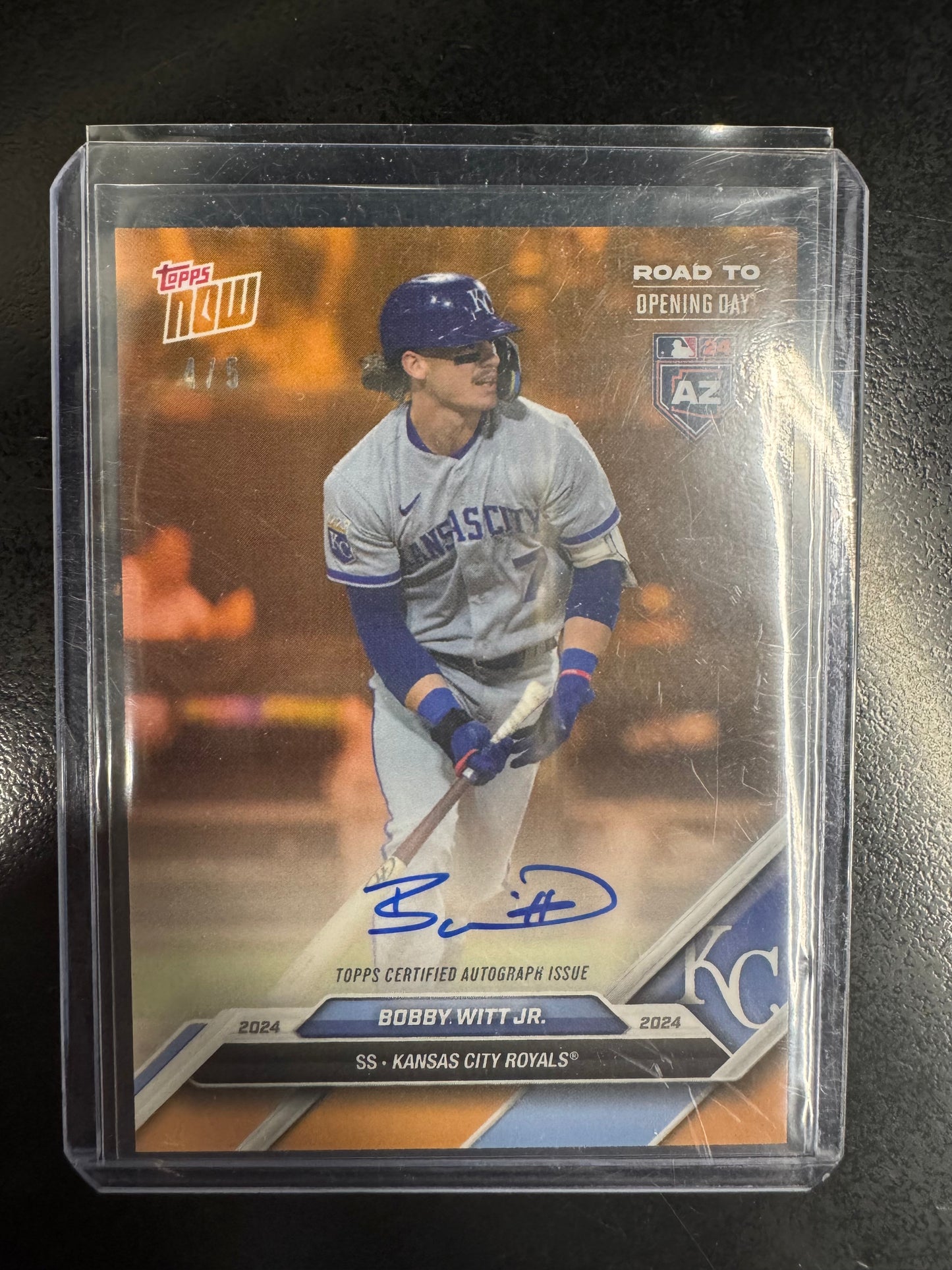 2024 Topps Now Bobby Witt Auto