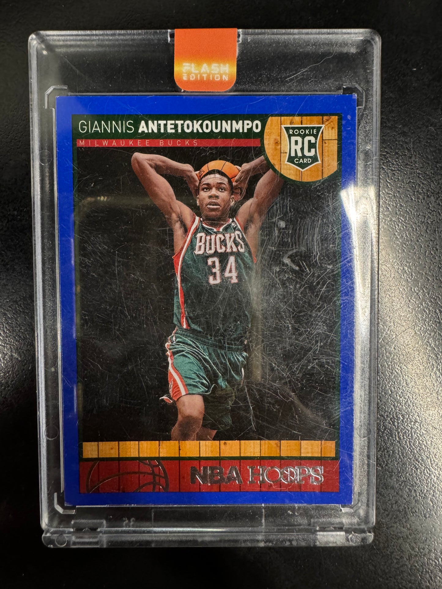 2013-14 NBA Hoops - Blue #275 Giannis Antetokounmpo (RC)